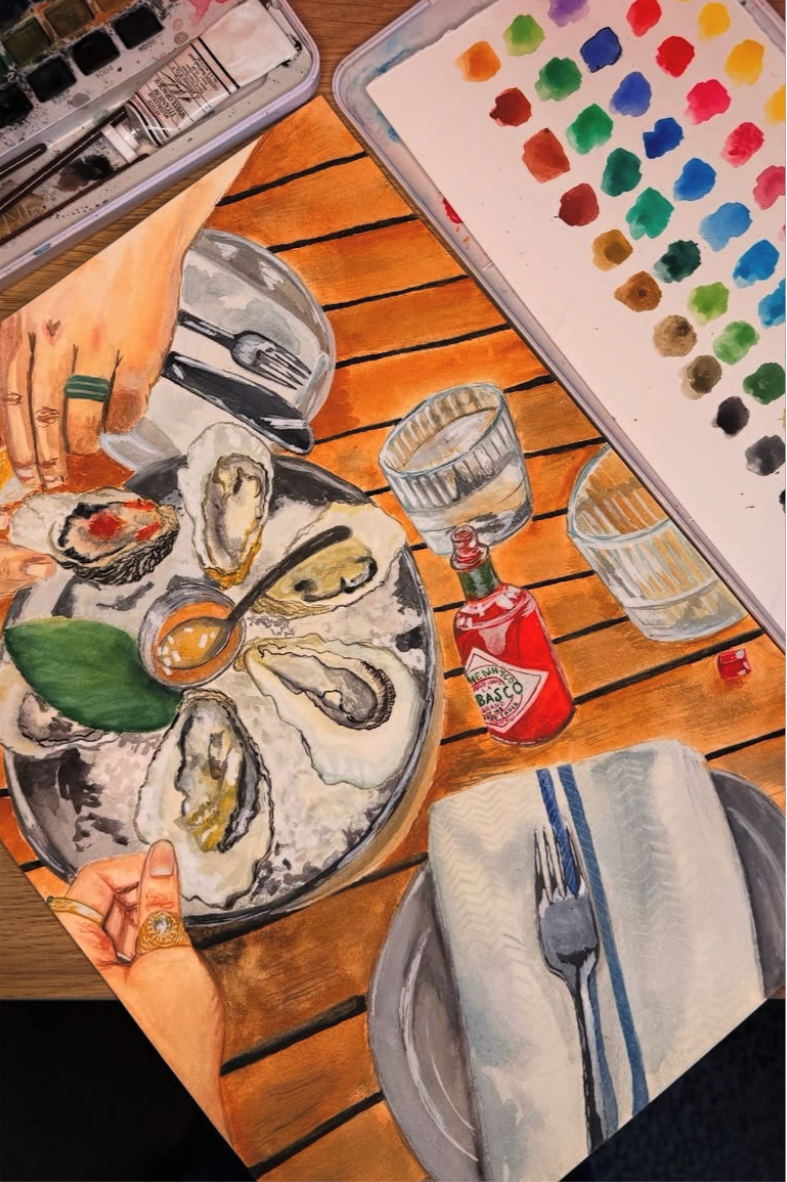 “On The Half Shell” Oysters (Fine Art Print)