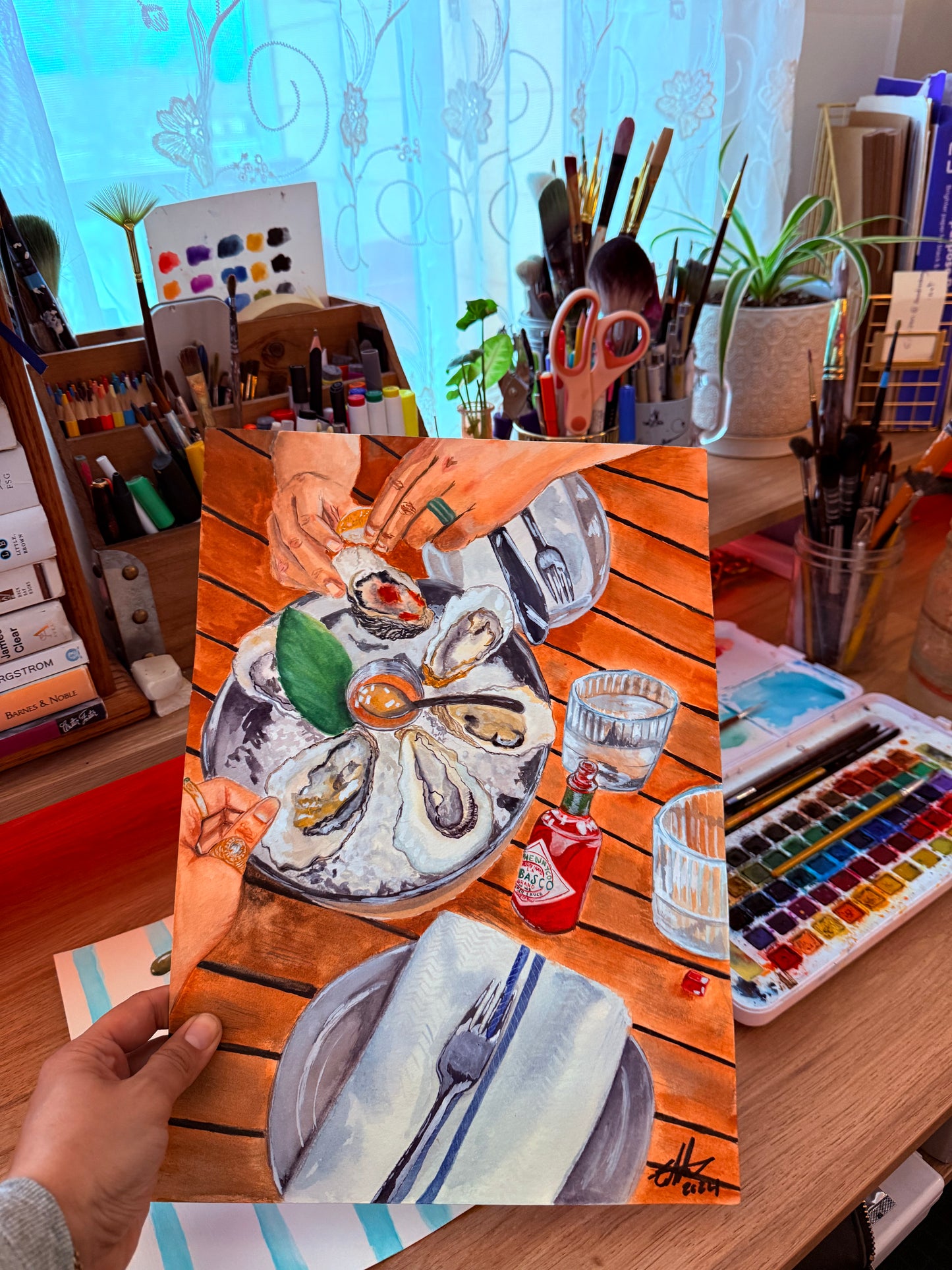 “On The Half Shell” Oysters (Fine Art Print)