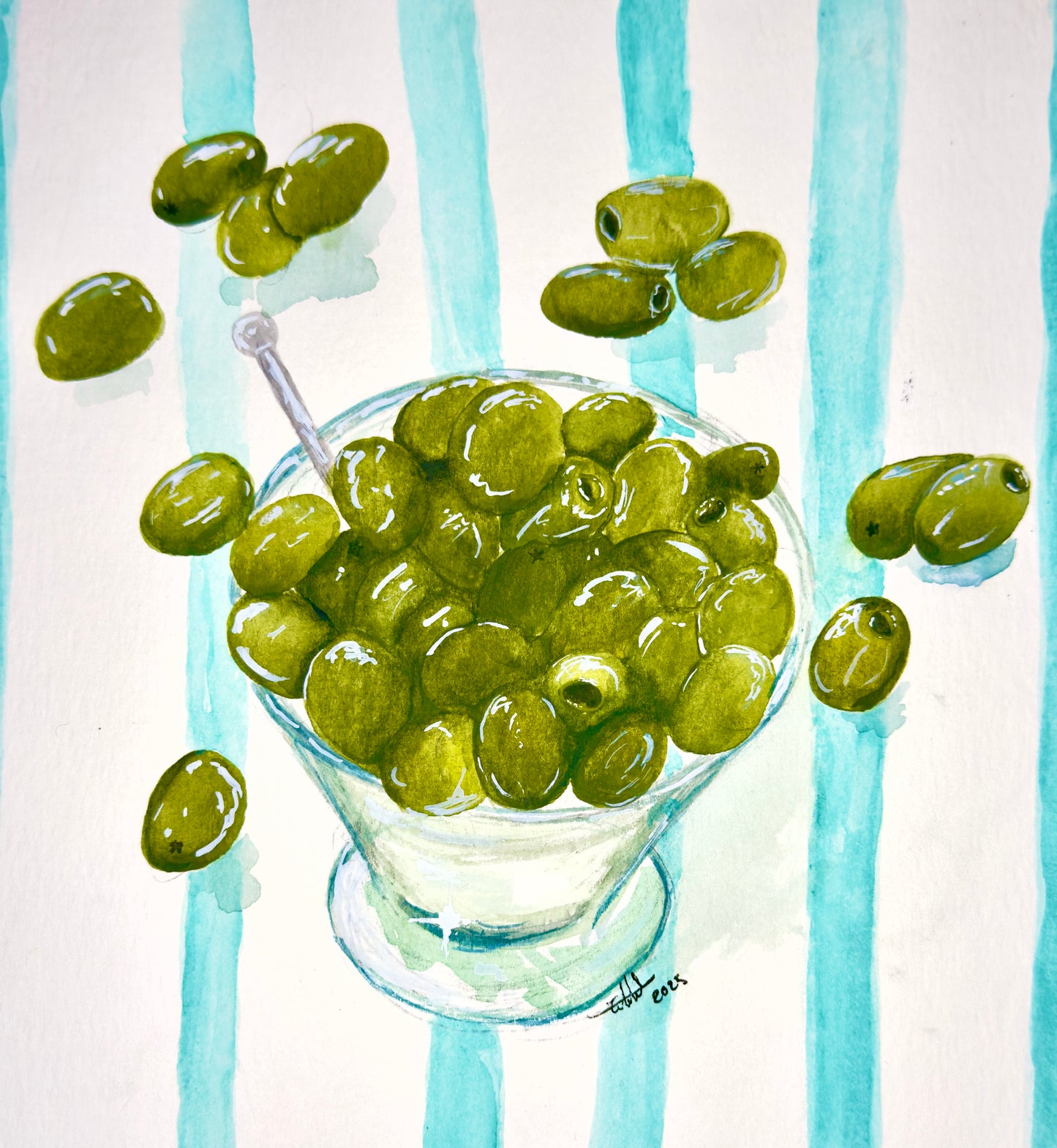 “Dirty, With Extra Olives” (Fine Art Print)