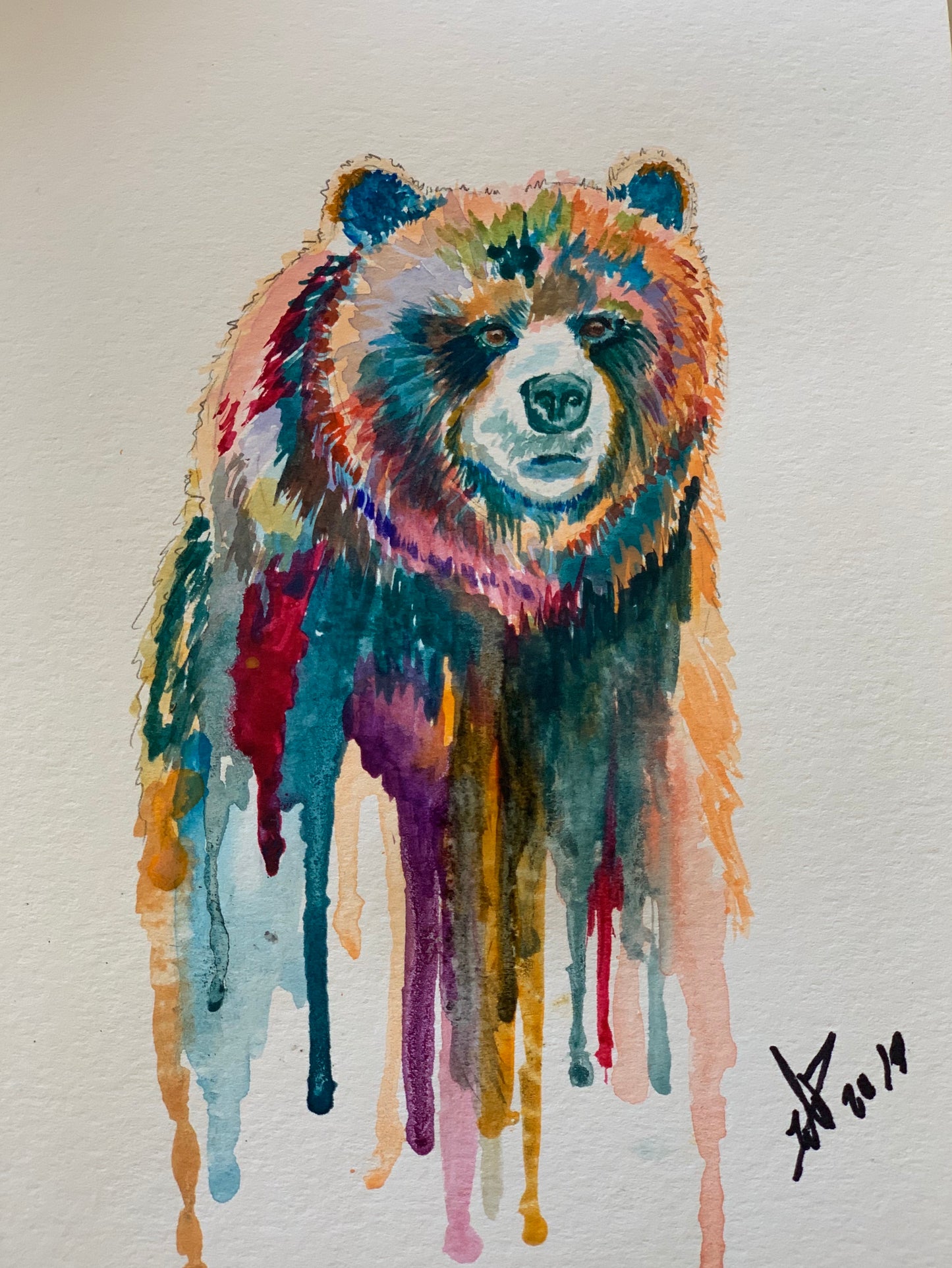 Montana Grizzly (Fine Art Print)