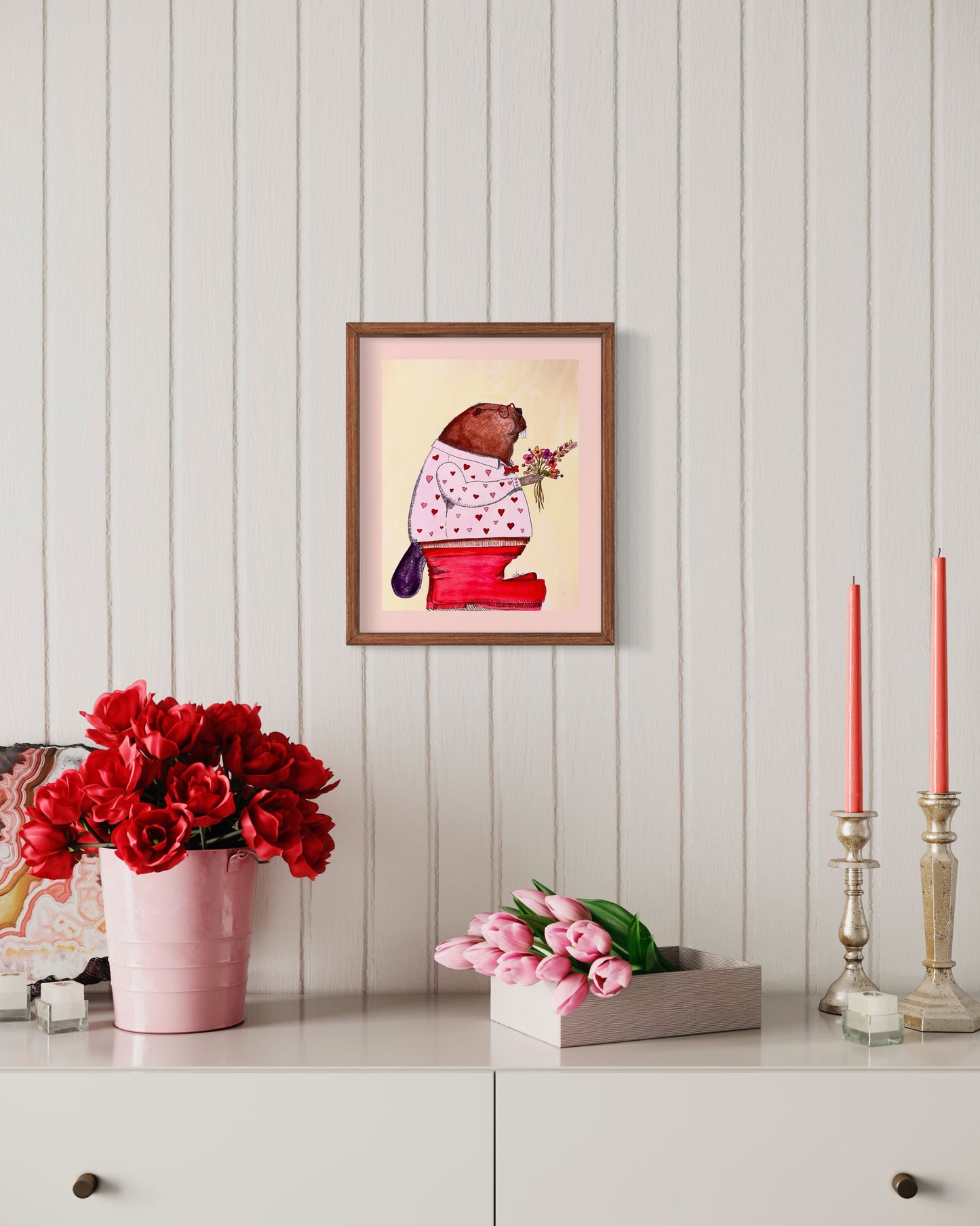 “Love is in the air” (a Bernard Series) (Fine Art Print)