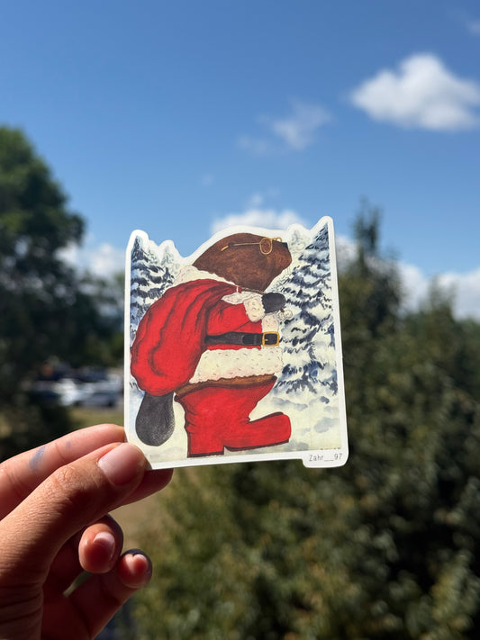 “Bernard is coming to town” Sticker