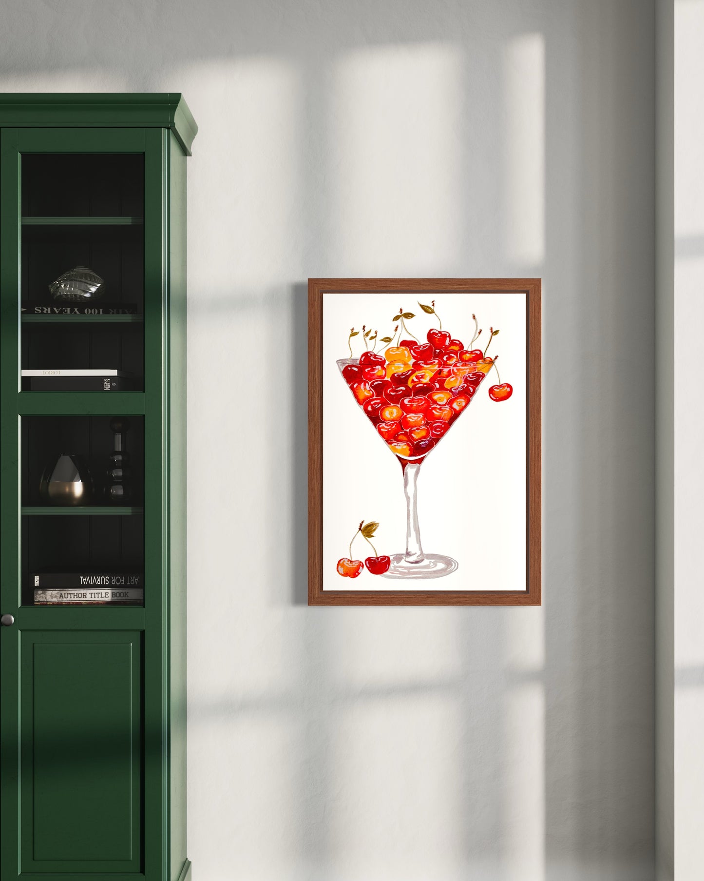 “Cherrytini” Watercolor Cherrytini Fine Art Print