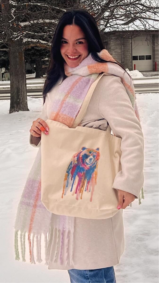 Grizzly Bear Tote Bag